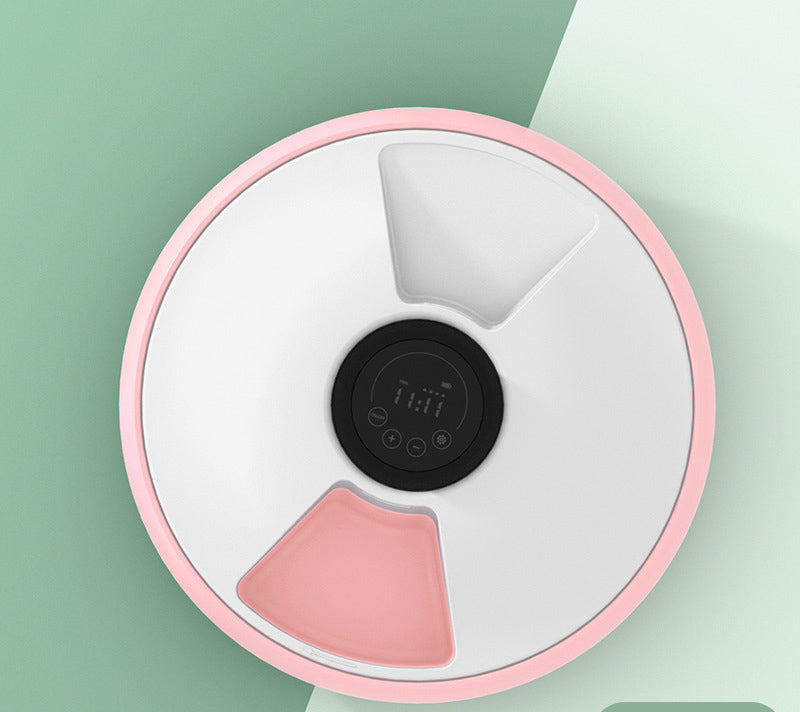 Smart 6-Meal Automatic Pet Feeder – Timed Food Dispenser for Cats & Dogs