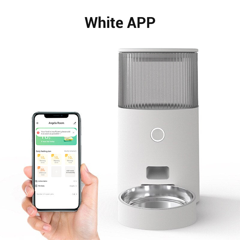 Smart Automatic Pet Feeder for Cats & Dogs – Timed Food Dispenser