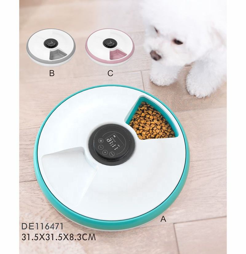 Smart 6-Meal Automatic Pet Feeder – Timed Food Dispenser for Cats & Dogs