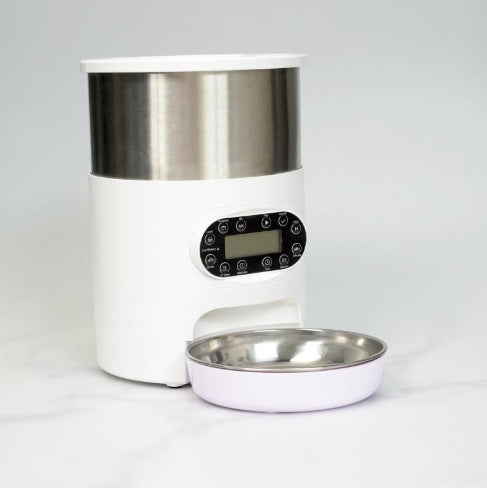 Double Stainless Steel Pet Feeder – Dual Bowl Food Feeder