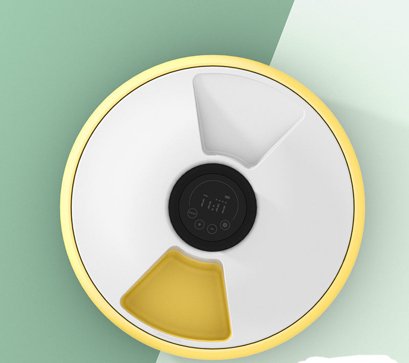 Smart 6-Meal Automatic Pet Feeder – Timed Food Dispenser for Cats & Dogs