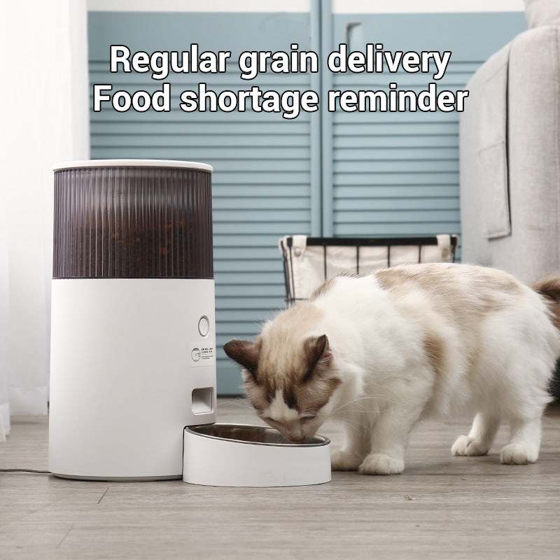 Smart Automatic Pet Feeder for Cats & Dogs – Timed Food Dispenser