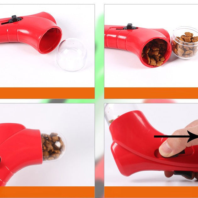 Pet Treat Launcher Toy – Interactive Feeder for Dogs & Cats