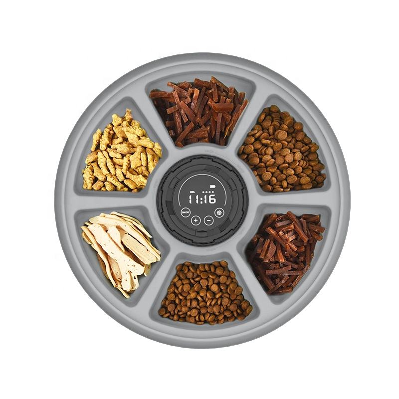 Smart 6-Meal Automatic Pet Feeder – Timed Food Dispenser for Cats & Dogs