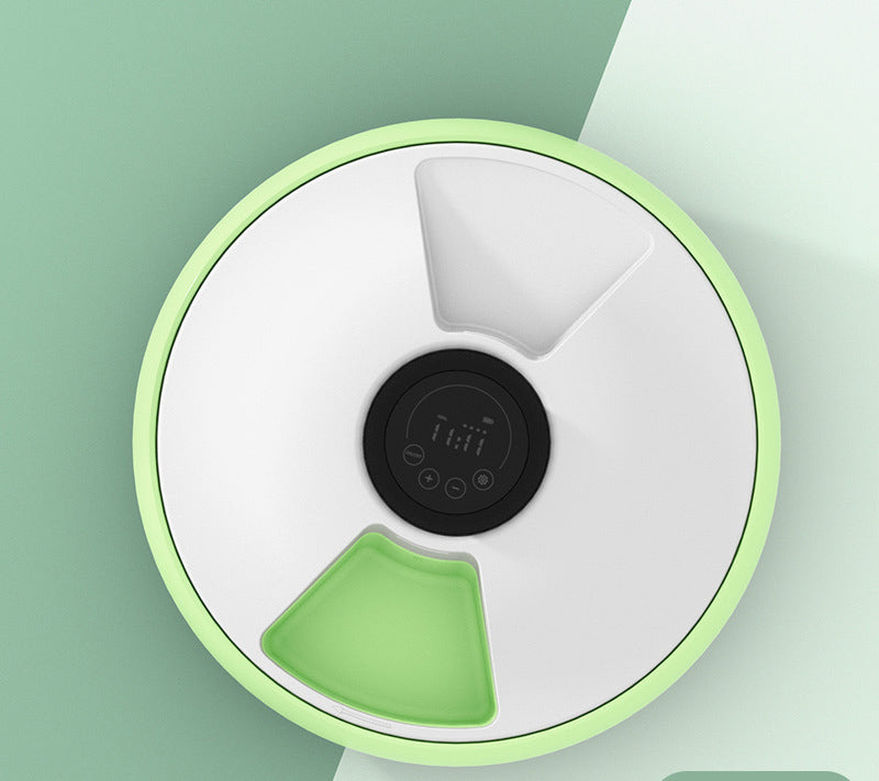 Smart 6-Meal Automatic Pet Feeder – Timed Food Dispenser for Cats & Dogs