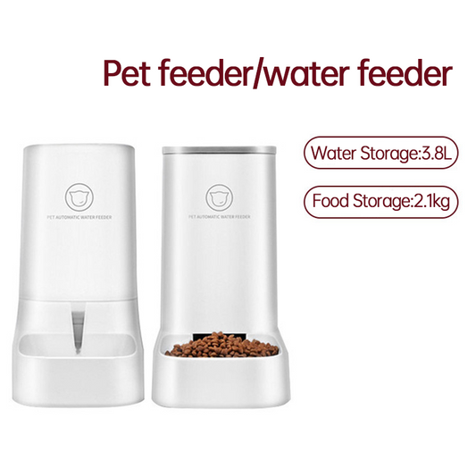 Automatic Pet Feeder & Water Dispenser for Dogs & Cats