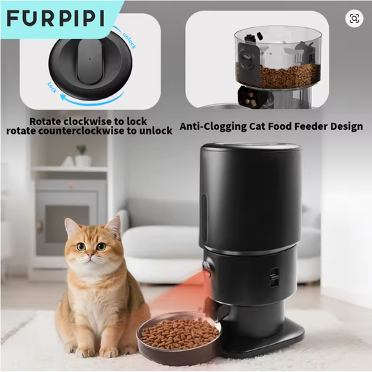 Smart Automatic Pet Feeder – App Controlled Feeder for Dogs & Cats